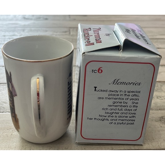 Norman Rockwell‎ Vintage Collectible Mugs - Memories and Bedtime New In the Box - Picture 3 of 15